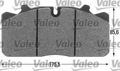 Valeo 541665 - Komplet Pločica, disk-kočnica www.molydon.hr