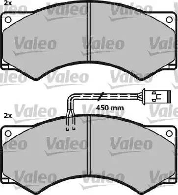 Valeo 541614 - Komplet Pločica, disk-kočnica www.molydon.hr