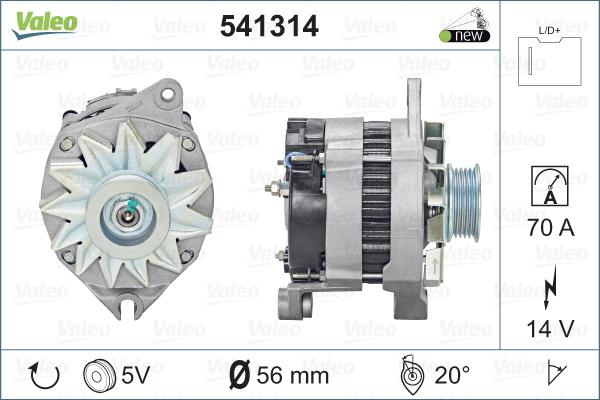 Valeo 541314 - Alternator www.molydon.hr