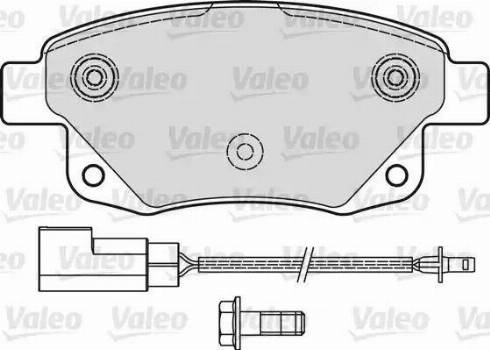 Valeo 541736 - Komplet Pločica, disk-kočnica www.molydon.hr