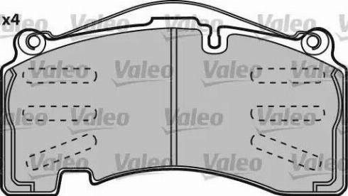 Valeo 541720 - Komplet Pločica, disk-kočnica www.molydon.hr