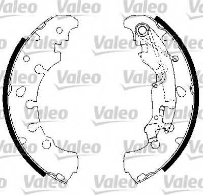 Valeo 554815 - Komplet kočnica, bubanj kočnice www.molydon.hr