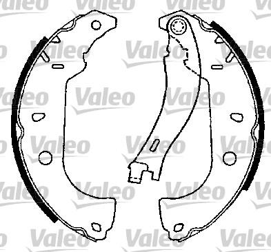 Valeo 554738 - Komplet kočnica, bubanj kočnice www.molydon.hr