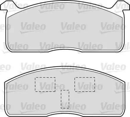 Valeo 551650 - Komplet Pločica, disk-kočnica www.molydon.hr