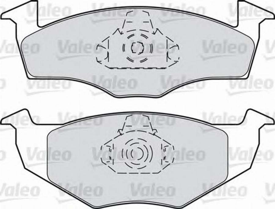 Valeo 551791 - Komplet Pločica, disk-kočnica www.molydon.hr