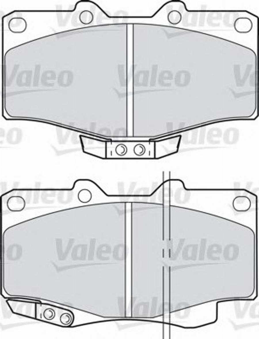 Valeo 551784 - Komplet Pločica, disk-kočnica www.molydon.hr