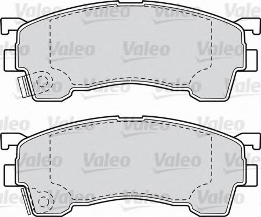 Valeo 551783 - Komplet Pločica, disk-kočnica www.molydon.hr