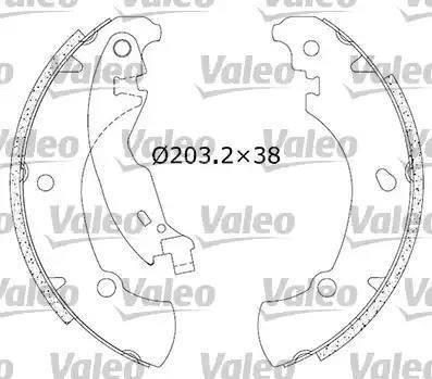 Valeo 553900 - Komplet kočnica, bubanj kočnice www.molydon.hr