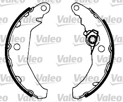 Valeo 553638 - Komplet kočnica, bubanj kočnice www.molydon.hr