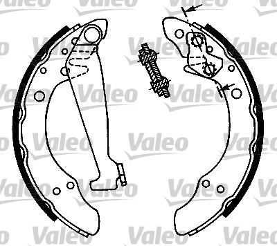 Valeo 553892 - Komplet kočnica, bubanj kočnice www.molydon.hr