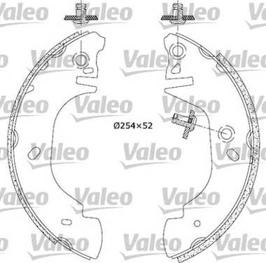 Valeo 553845 - Komplet kočnica, bubanj kočnice www.molydon.hr