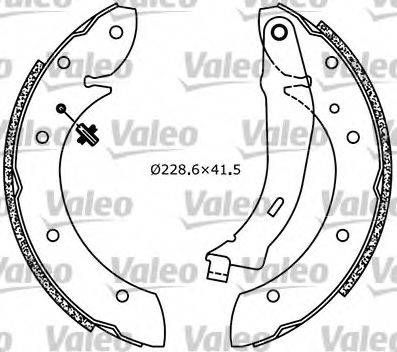 Valeo 554616 - Komplet kočnica, bubanj kočnice www.molydon.hr