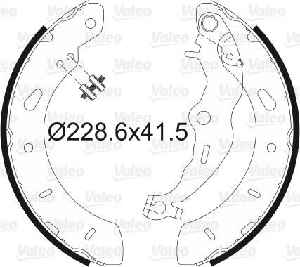 Valeo 564140 - Komplet kočnica, bubanj kočnice www.molydon.hr