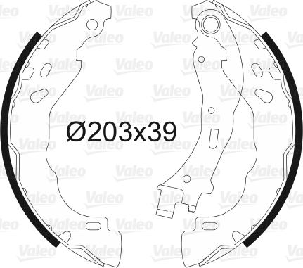 Valeo 564157 - Komplet kočnica, bubanj kočnice www.molydon.hr