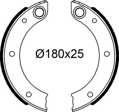 Valeo 564310 - Komplet kočnica, bubanj kočnice www.molydon.hr