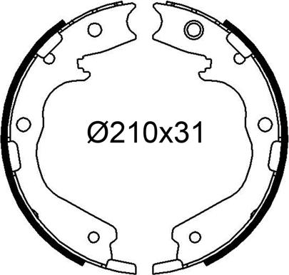 Valeo 564325 - Komplet kočnica, bubanj kočnice www.molydon.hr