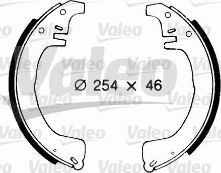 Valeo 562676 - Komplet kočnica, bubanj kočnice www.molydon.hr