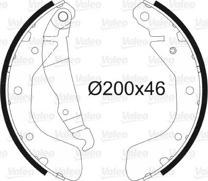 Valeo 562078 - Komplet kočnica, bubanj kočnice www.molydon.hr