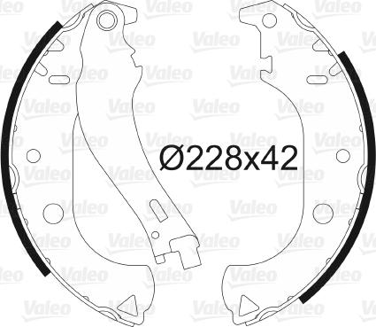 Valeo 562806 - Komplet kočnica, bubanj kočnice www.molydon.hr