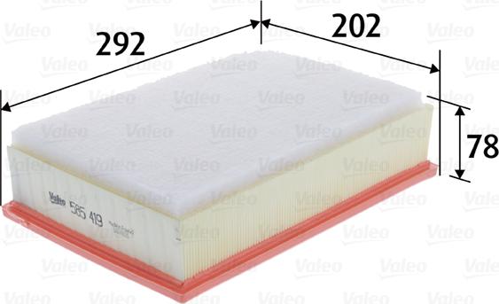 Valeo 585419 - Filter za zrak www.molydon.hr