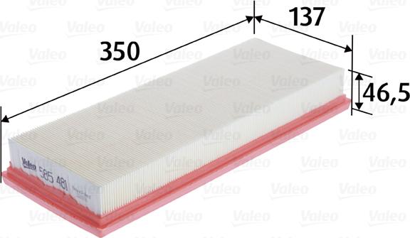 Valeo 585481 - Filter za zrak www.molydon.hr