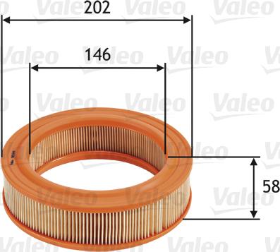 Valeo 585644 - Filter za zrak www.molydon.hr