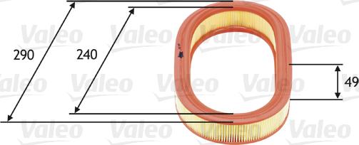 Valeo 585640 - Filter za zrak www.molydon.hr