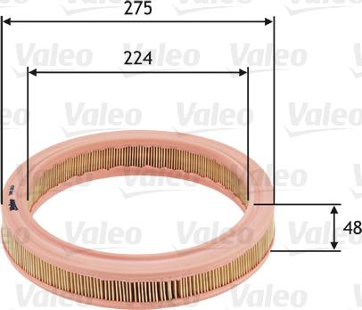 Valeo 585657 - Filter za zrak www.molydon.hr