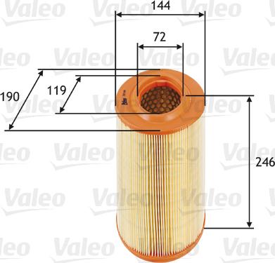 Valeo 585669 - Filter za zrak www.molydon.hr