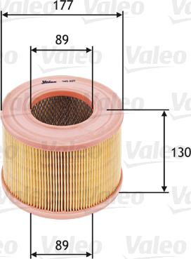 Valeo 585605 - Filter za zrak www.molydon.hr