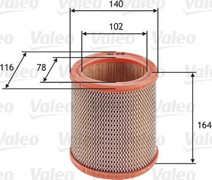 Valeo 585602 - Filter za zrak www.molydon.hr