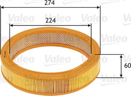 Valeo 585620 - Filter za zrak www.molydon.hr