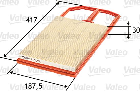 Valeo 585095 - Filter za zrak www.molydon.hr