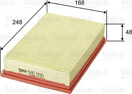 Valeo 585090 - Filter za zrak www.molydon.hr