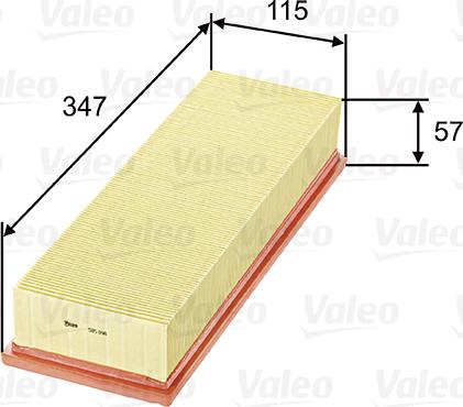 Valeo 585098 - Filter za zrak www.molydon.hr