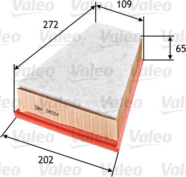 Valeo 585054 - Filter za zrak www.molydon.hr