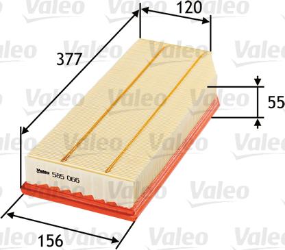 Valeo 585066 - Filter za zrak www.molydon.hr