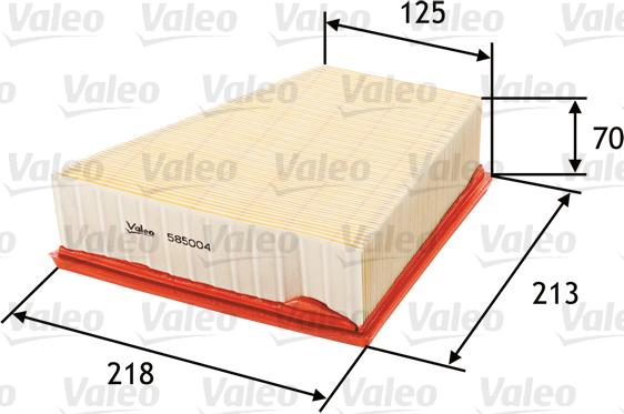 Valeo 585004 - Filter za zrak www.molydon.hr