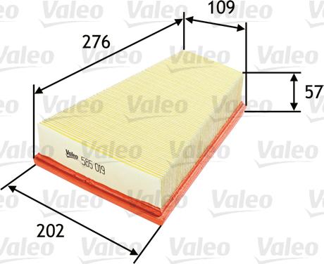 Valeo 585019 - Filter za zrak www.molydon.hr