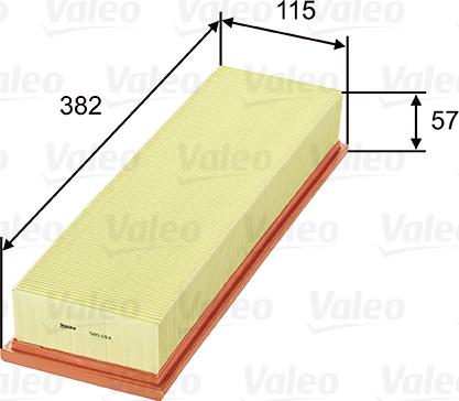 Valeo 585014 - Filter za zrak www.molydon.hr