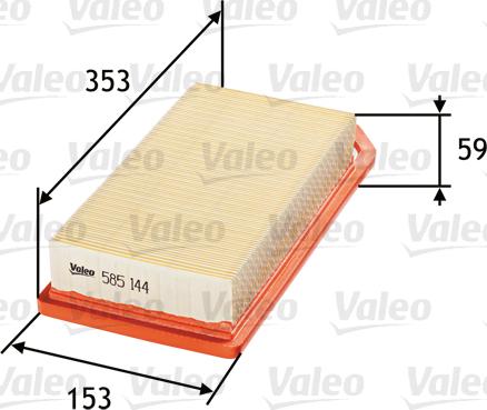 Valeo 585144 - Filter za zrak www.molydon.hr