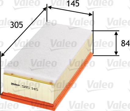 Valeo 585145 - Filter za zrak www.molydon.hr