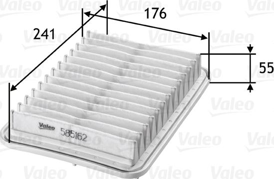 Valeo 585162 - Filter za zrak www.molydon.hr