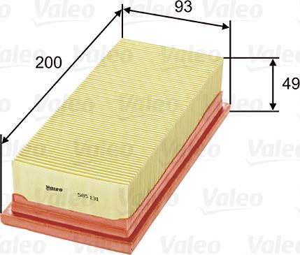 Valeo 585131 - Filter za zrak www.molydon.hr