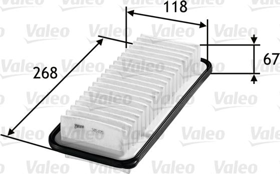 Valeo 585125 - Filter za zrak www.molydon.hr