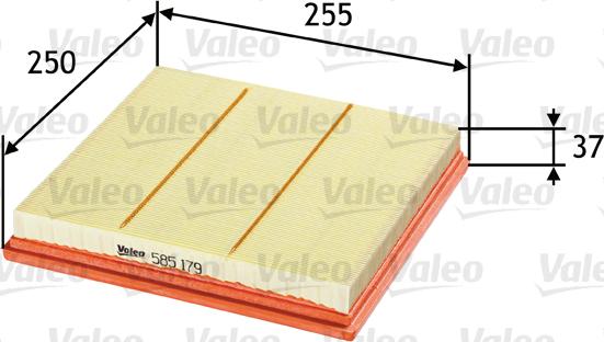 Valeo 585179 - Filter za zrak www.molydon.hr