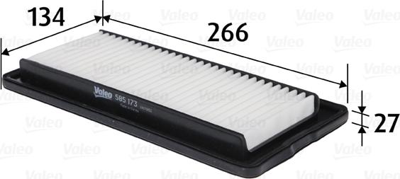 Valeo 585173 - Filter za zrak www.molydon.hr