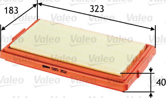 Valeo 585352 - Filter za zrak www.molydon.hr