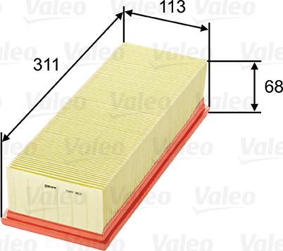 Valeo 585362 - Filter za zrak www.molydon.hr