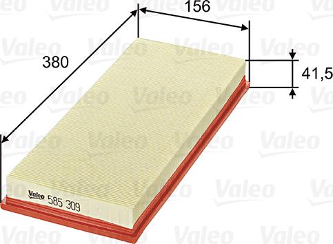 Valeo 585309 - Filter za zrak www.molydon.hr